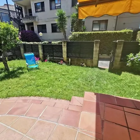 P° Olmos, Panxon, Bajo Con Jardin Privado Appartement